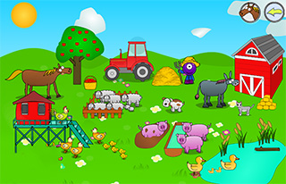 Fattoria Versi degli animali - Giochi educativi per i bambini